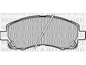 BORG & BECK BBP1609 stabdžių trinkelių rinkinys, diskinis stabdys 
 Techninės priežiūros dalys -> Papildomas remontas
26296-AC090, 26296609010, 26296609020