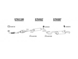 VENEPORTE 630041 išmetimo sistema