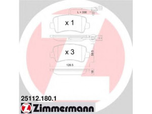ZIMMERMANN 25112.180.1 stabdžių trinkelių rinkinys, diskinis stabdys 
 Techninės priežiūros dalys -> Papildomas remontas
44060-00Q0H, 44060-00Q0L, 44 06 237