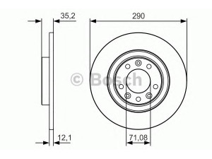 BOSCH 0 986 479 C25 stabdžių diskas 
 Stabdžių sistema -> Diskinis stabdys -> Stabdžių diskas
16 095 830 80