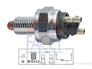 FACET 7.6071 jungiklis, atbulinės eigos žibintas 
 Elektros įranga -> Šviesų jungikliai/relės/valdymas -> Šviesų jungiklis/svirtis
12 39 264, 90 225 230