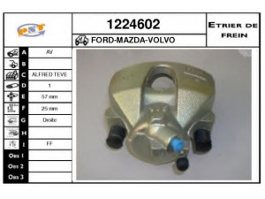 SNRA 1224602 stabdžių apkaba 
 Dviratė transporto priemonės -> Stabdžių sistema -> Stabdžių apkaba / priedai
1223615, 1459583, 1682875, 3M512B294AA