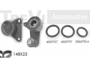 TREVI AUTOMOTIVE KD1083S paskirstymo diržo komplektas 
 Techninės priežiūros dalys -> Papildomas remontas
