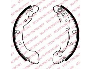 DELPHI LS2004 stabdžių trinkelių komplektas 
 Techninės priežiūros dalys -> Papildomas remontas
96349066, 96394977