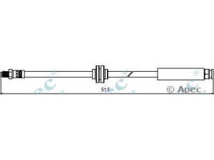 APEC braking HOS3968 stabdžių žarnelė 
 Stabdžių sistema -> Stabdžių žarnelės
4806H4, 4806P6, 1367815080, 51782767