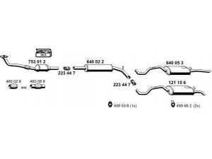 ERNST 060074 išmetimo sistema 
 Išmetimo sistema -> Išmetimo sistema, visa
