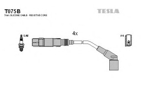 TESLA T075B uždegimo laido komplektas 
 Kibirkšties / kaitinamasis uždegimas -> Uždegimo laidai/jungtys
1715256, 171525602