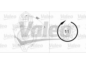 VALEO 458174 starteris 
 Elektros įranga -> Starterio sistema -> Starteris
1357709