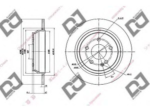 DJ PARTS BD1741 stabdžių diskas 
 Dviratė transporto priemonės -> Stabdžių sistema -> Stabdžių diskai / priedai
6394230112