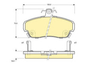 GIRLING 6110831 stabdžių trinkelių rinkinys, diskinis stabdys 
 Techninės priežiūros dalys -> Papildomas remontas
GBP90321, GBP90321AF, SFP100180EVA