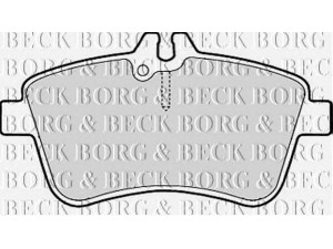 BORG & BECK BBP2145 stabdžių trinkelių rinkinys, diskinis stabdys 
 Techninės priežiūros dalys -> Papildomas remontas
169 420 082028, 1694200120, 1694200820
