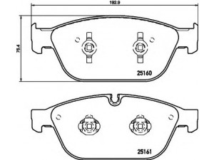 HELLA 8DB 355 016-021 stabdžių trinkelių rinkinys, diskinis stabdys 
 Techninės priežiūros dalys -> Papildomas remontas
4H0698151H, 8R0698151F, 4H0698151H