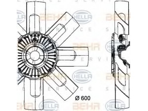 HELLA 8MV 376 727-781 ventiliatorius, radiatoriaus
81 06630 6038, 83 57048 0000