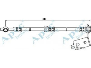 APEC braking HOS3570 stabdžių žarnelė 
 Stabdžių sistema -> Stabdžių žarnelės
5881226150, 5881226250