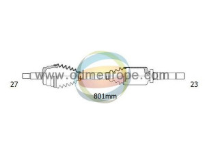 ODM-MULTIPARTS 18-292230 kardaninis velenas 
 Ratų pavara -> Kardaninis velenas
7711134780, 8200035673