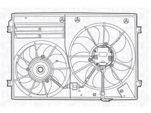 MAGNETI MARELLI 069422531010 ventiliatorius, radiatoriaus