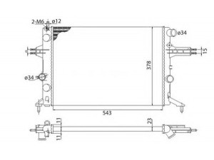 MAGNETI MARELLI 350213960003 radiatorius, variklio aušinimas 
 Aušinimo sistema -> Radiatorius/alyvos aušintuvas -> Radiatorius/dalys
90570725, 90770725, 9202493, 9202496