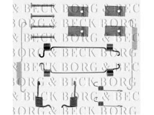 BORG & BECK BBK6025 priedų komplektas, diskinių stabdžių trinkelės