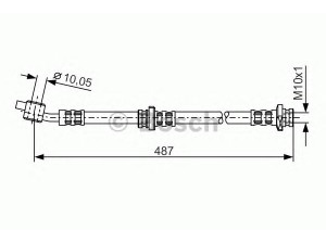 BOSCH 1 987 476 168 stabdžių žarnelė 
 Stabdžių sistema -> Stabdžių žarnelės
46210 5M400, 46210 BN80B