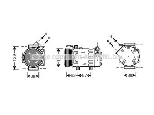 AVA QUALITY COOLING RTK076 kompresorius, oro kondicionierius 
 Oro kondicionavimas -> Kompresorius/dalys
7700111182, 7700115830, 7701499885