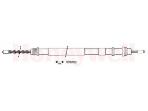 BENDIX 431100B trosas, stovėjimo stabdys 
 Stabdžių sistema -> Valdymo svirtys/trosai
483475