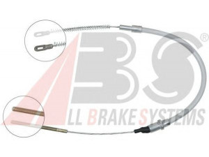 A.B.S. K12067 trosas, stovėjimo stabdys 
 Stabdžių sistema -> Valdymo svirtys/trosai
522548, 90125513