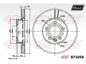 MAXTECH 871056.6060 stabdžių diskas
1001093, 1045994, 7M0 615 301 E