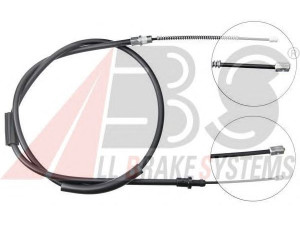 A.B.S. K10298 trosas, stovėjimo stabdys 
 Stabdžių sistema -> Valdymo svirtys/trosai
4745.G1, 96032564, 4745.G1, 96032564