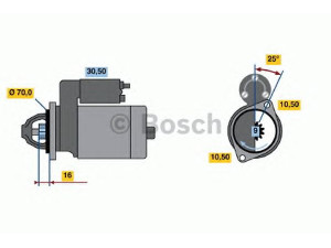 BOSCH 0 986 012 241 starteris 
 Elektros įranga -> Starterio sistema -> Starteris
23300 H3900, 23300 H6900, 23300 H6901