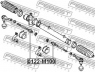 FEBEST 0122-M100 vidinė skersinė vairo trauklė 
 Vairavimas -> Vairo mechanizmo sujungimai
45503-97401, 45503-97401
