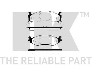 NK 229306 stabdžių trinkelių rinkinys, diskinis stabdys 
 Techninės priežiūros dalys -> Papildomas remontas
4423715, 4423725
