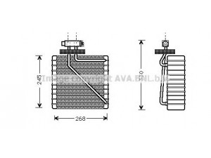AVA QUALITY COOLING FDV270 garintuvas, oro kondicionierius 
 Oro kondicionavimas -> Garintuvas
1041278, 7367248, 95NW19850AA, 95NW19850AB