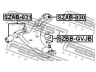 FEBEST SZBB-GVJB remonto komplektas, atrama/vairo trauklė
43345-65810