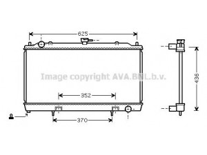 AVA QUALITY COOLING DN2229 radiatorius, variklio aušinimas 
 Aušinimo sistema -> Radiatorius/alyvos aušintuvas -> Radiatorius/dalys
2141069F20, 2141091F00