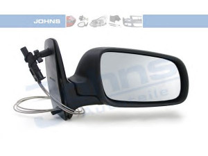 JOHNS 95 72 38-1 išorinis veidrodėlis 
 Kėbulas -> Liukai/stogai/durys/stoglangis/sulankstomas stogas -> Durys/dalys
7M3 857 508, 7M3 857 508 01C, 7M3 857 508L 01C