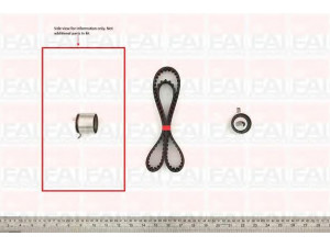 FAI AutoParts TBK61 paskirstymo diržo komplektas 
 Techninės priežiūros dalys -> Papildomas remontas
