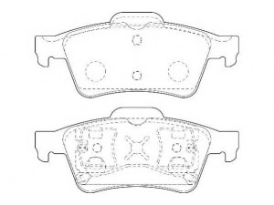 WAGNER WBP23482A stabdžių trinkelių rinkinys, diskinis stabdys 
 Techninės priežiūros dalys -> Papildomas remontas
2T142M008AA, 4387371, 93172190