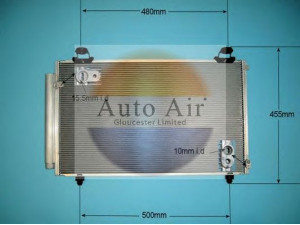 AUTO AIR GLOUCESTER 16-1349 kondensatorius, oro kondicionierius 
 Oro kondicionavimas -> Kondensatorius
884500F100