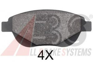 A.B.S. 37885 stabdžių trinkelių rinkinys, diskinis stabdys 
 Techninės priežiūros dalys -> Papildomas remontas
4254.27
