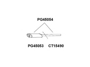 VENEPORTE PG45054 priekinis duslintuvas
172814, 172828