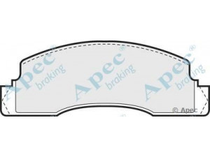 APEC braking PAD288 stabdžių trinkelių rinkinys, diskinis stabdys 
 Techninės priežiūros dalys -> Papildomas remontas
1527588, 1575800, 1579804, 1579806