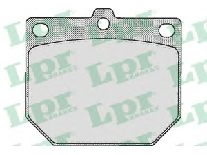 LPR 05P166 stabdžių trinkelių rinkinys, diskinis stabdys 
 Techninės priežiūros dalys -> Papildomas remontas
41060N3000, 41060N4426, 41060N4427