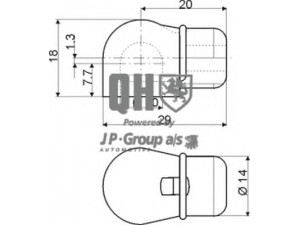 JP GROUP 3281200409 dujinė spyruoklė, bagažinė 
 Vidaus įranga -> Bagažinė
96394240