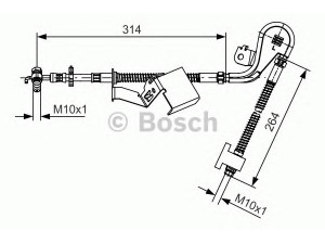 BOSCH 1 987 481 468 stabdžių žarnelė 
 Stabdžių sistema -> Stabdžių žarnelės
4806 E5, 4806 E5