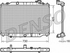 DENSO DRM44039 radiatorius, variklio aušinimas 
 Aušinimo sistema -> Radiatorius/alyvos aušintuvas -> Radiatorius/dalys
PE0115200A, PE0115200B