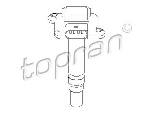 TOPRAN 109 540 ritė, uždegimas 
 Kibirkšties / kaitinamasis uždegimas -> Uždegimo ritė
06B 905 115, 06B 905 115B, 06B 905 115E