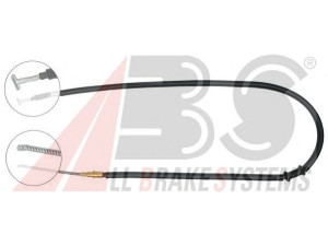 A.B.S. K17987 trosas, stovėjimo stabdys 
 Stabdžių sistema -> Valdymo svirtys/trosai
46437961, 46799091