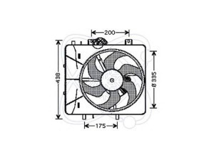 ELECTRO AUTO 32VC002 ventiliatorius, radiatoriaus 
 Aušinimo sistema -> Oro aušinimas
1253C6, 1253E9, 1253H3