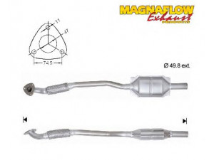 MAGNAFLOW 75830D katalizatoriaus keitiklis 
 Išmetimo sistema -> Katalizatoriaus keitiklis
5854427