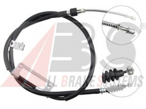 A.B.S. K16488 trosas, stovėjimo stabdys 
 Stabdžių sistema -> Valdymo svirtys/trosai
0K2C0-44-410, 0K2C0-44-410A